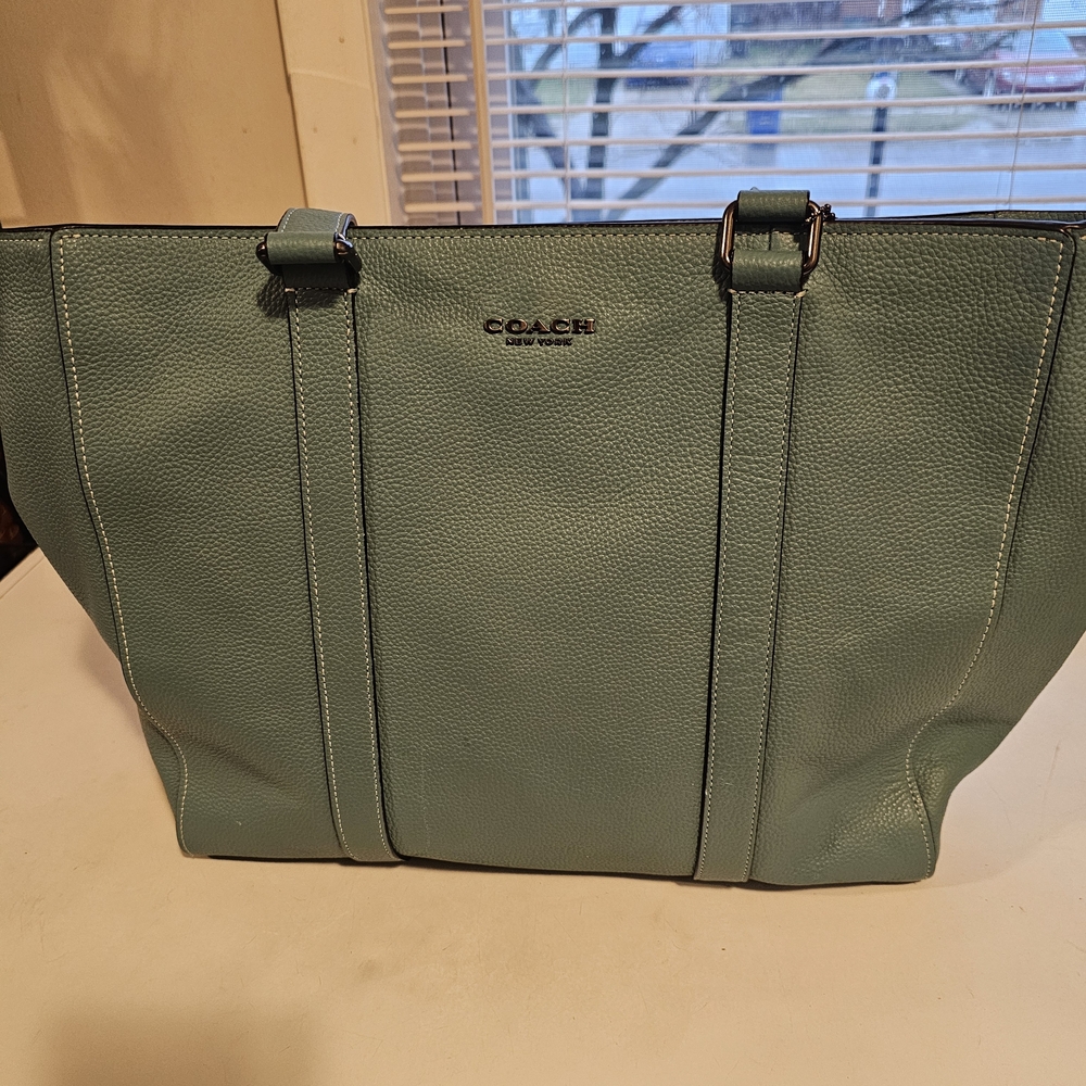 Coach Leather Tote Bag